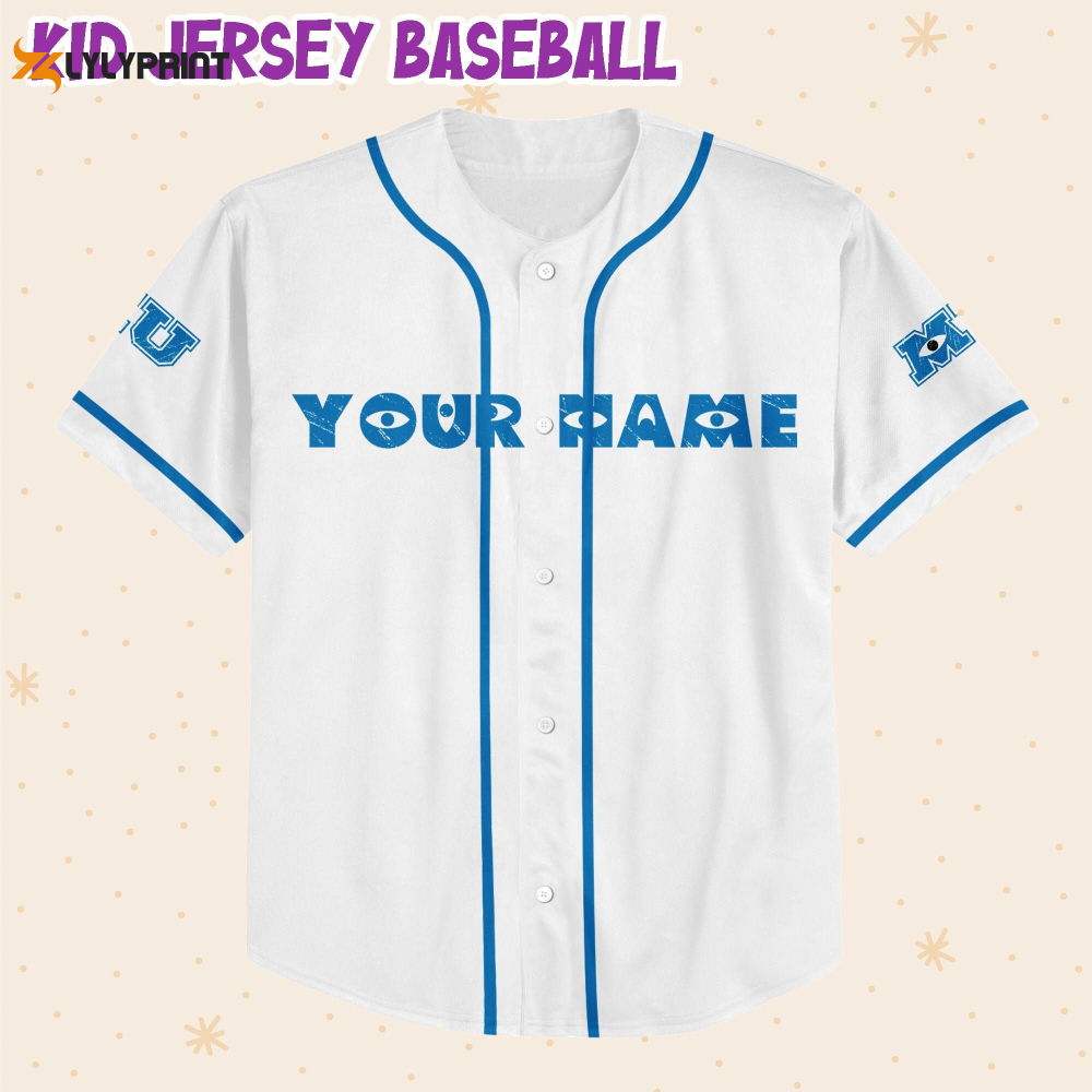 Personalized Monsters Inc Home Of The Scare Games Baseball Jersey - lylyprint.com T-Shirts, Hoodie, Sweatshirt (Image 1)