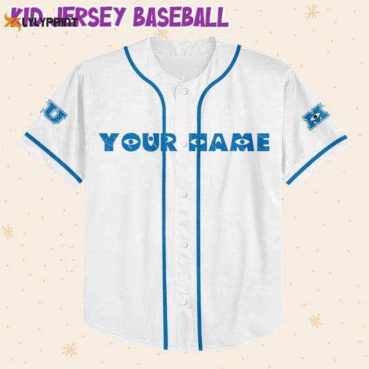 Personalized Monsters Inc Home Of The Scare Games Baseball Jersey - lylyprint.com T-Shirts, Hoodie, Sweatshirt (Image 1)