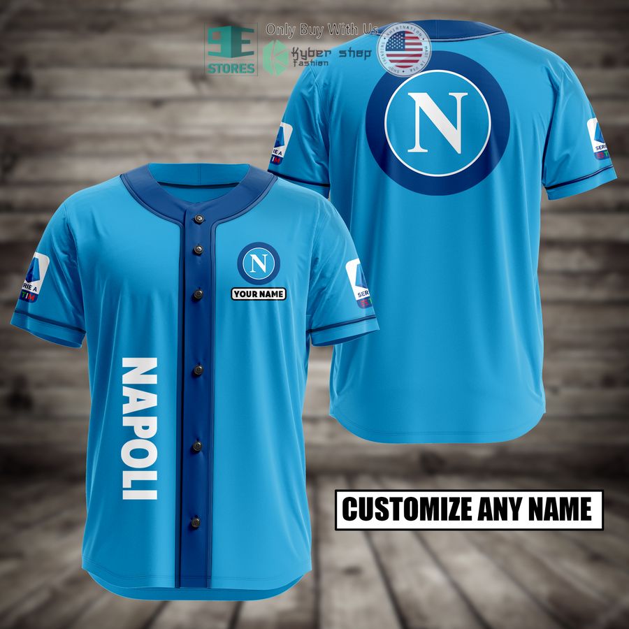 BEST Napoli Custom Name Baseball Jersey