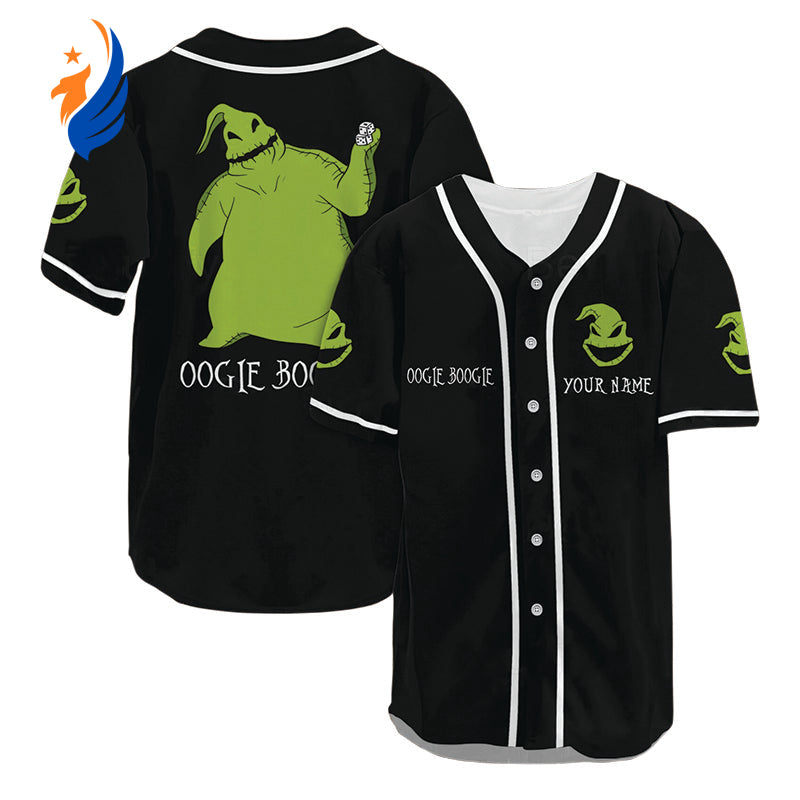 Custom Nightmare Oogie Boogie Baseball Jersey - Unique Personalization for Fans - Bafud T-Shirts, Hoodie, Sweatshirt