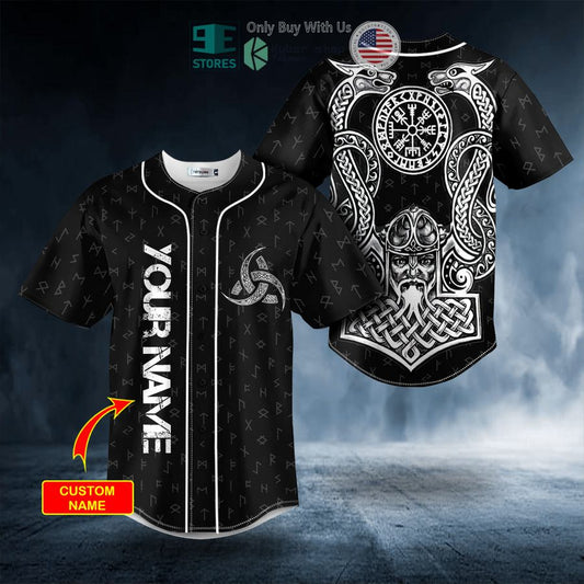 BEST Personalized Odin Allfather Viking God Tattoo Custom Baseball Shirt