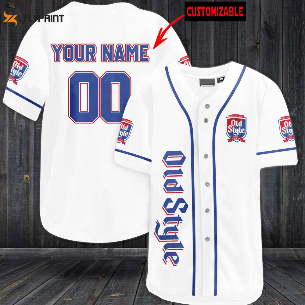 Personalized Old Style Beer Baseball Jersey - lylyprint.com T-Shirts, Hoodie, Sweatshirt | WearSparks.com