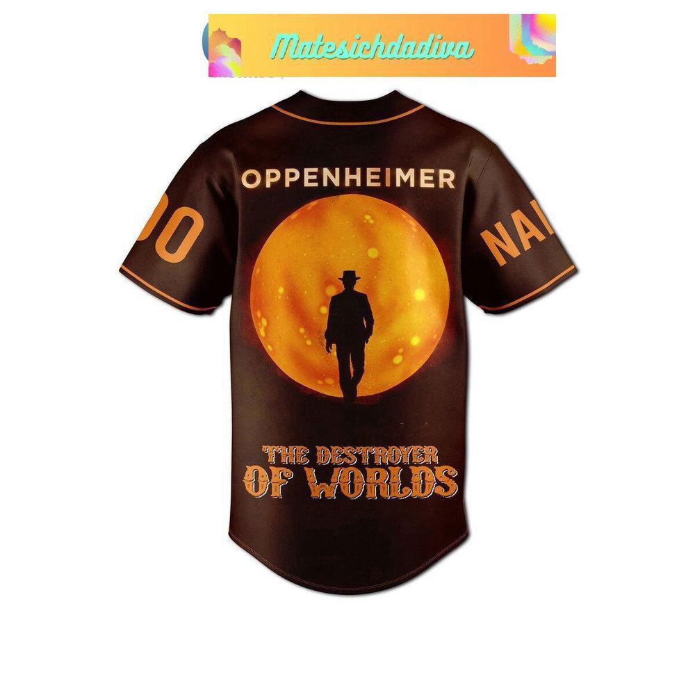 Personalized Oppenheimer Baseball Jersey For Men Women - lylyprint.com T-Shirts, Hoodie, Sweatshirt (Image 2)