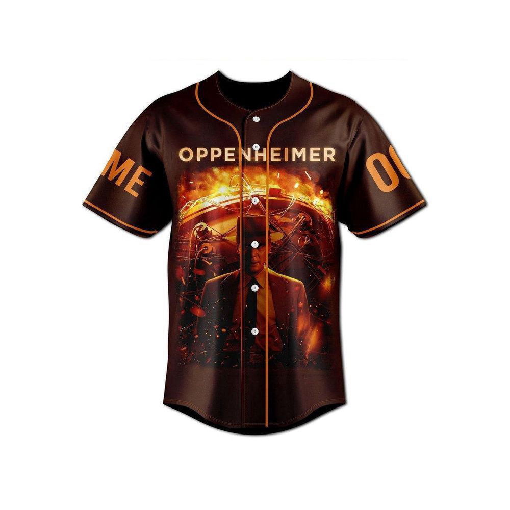 Personalized Oppenheimer Baseball Jersey For Men Women, The Destroyer Of Worlds Jersey Shirt (Image 2)