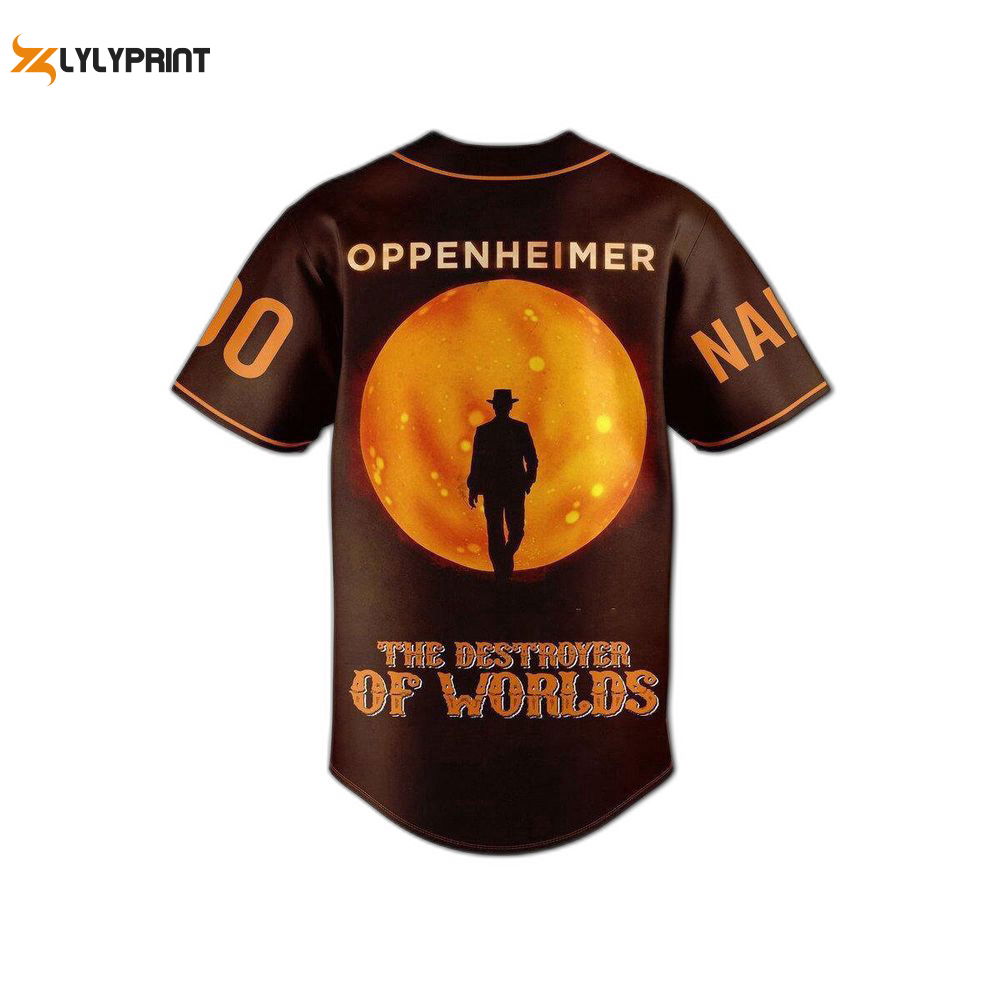 Personalized Oppenheimer Baseball Jersey For Men Women - lylyprint.com T-Shirts, Hoodie, Sweatshirt (Image 1)