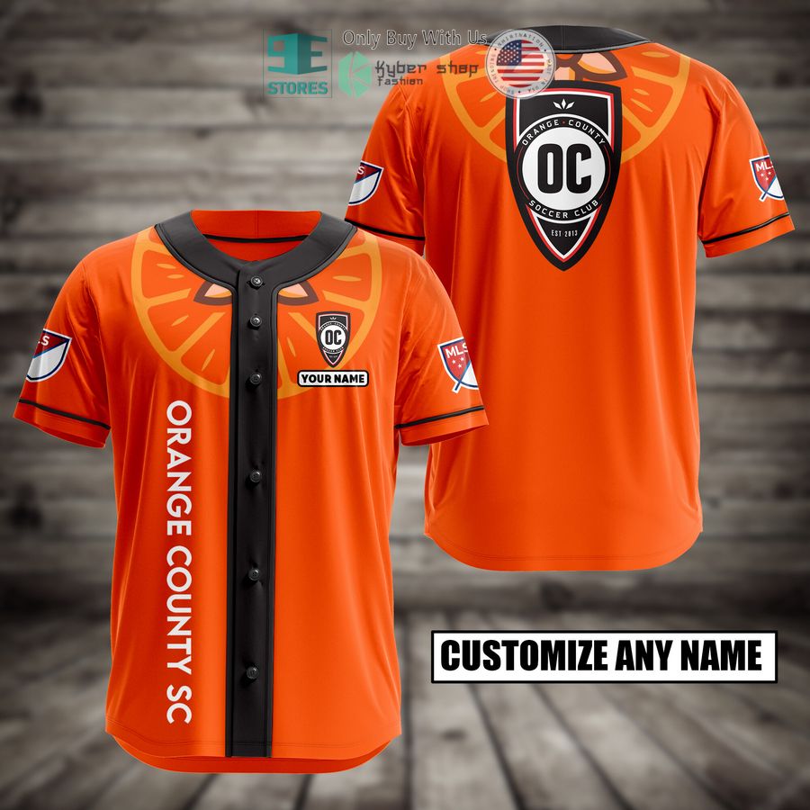 BEST Personalized Orange County SC Custom Baseball Shirt