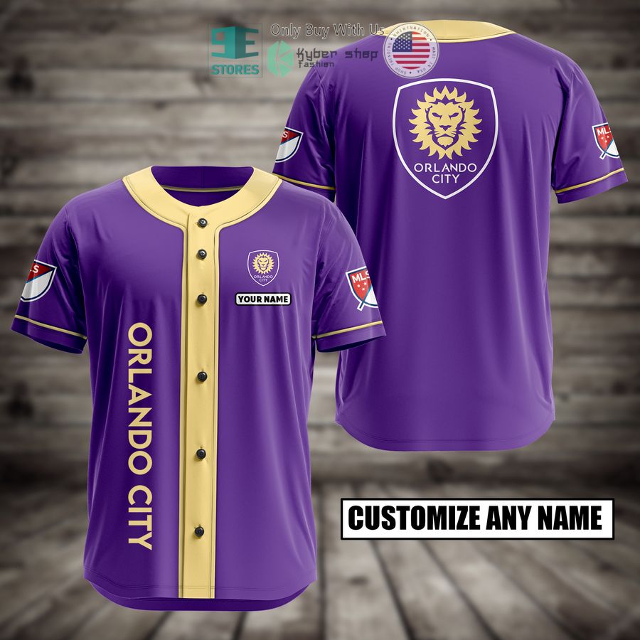 BEST Personalized Orlando City Custom Baseball Shirt