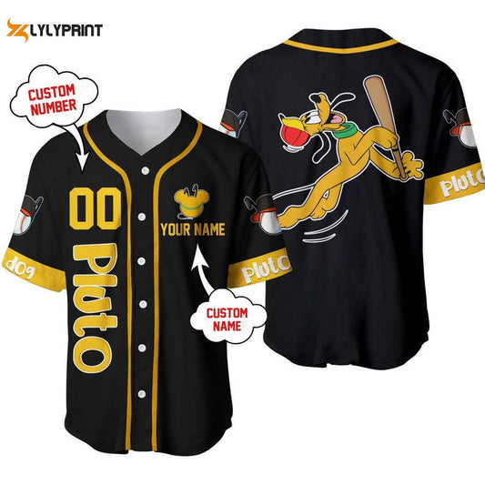 Personalized Pluto Dog Playing Baseball All Over Print Baseball Jersey - lylyprint.com T-Shirts, Hoodie, Sweatshirt