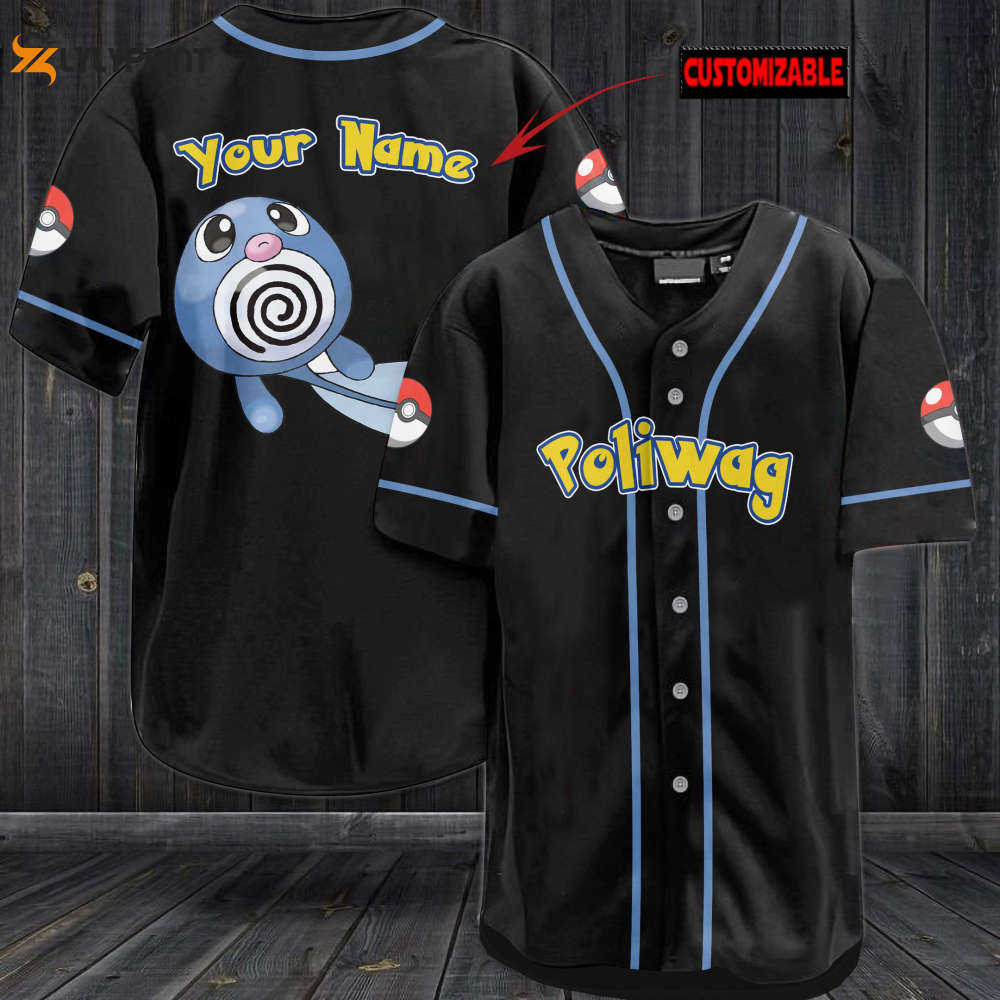 Personalized Poliwag Baseball Jersey - lylyprint.com T-Shirts, Hoodie, Sweatshirt | WearSparks.com