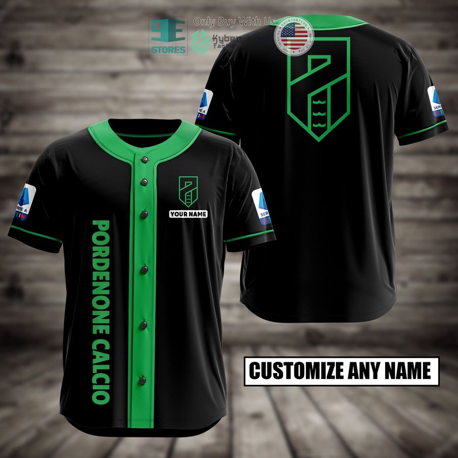 BEST Pordenone Calcio Custom Name Baseball Jersey