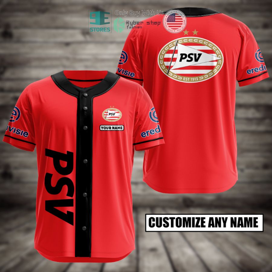 BEST PSV Custom Name Baseball Jersey