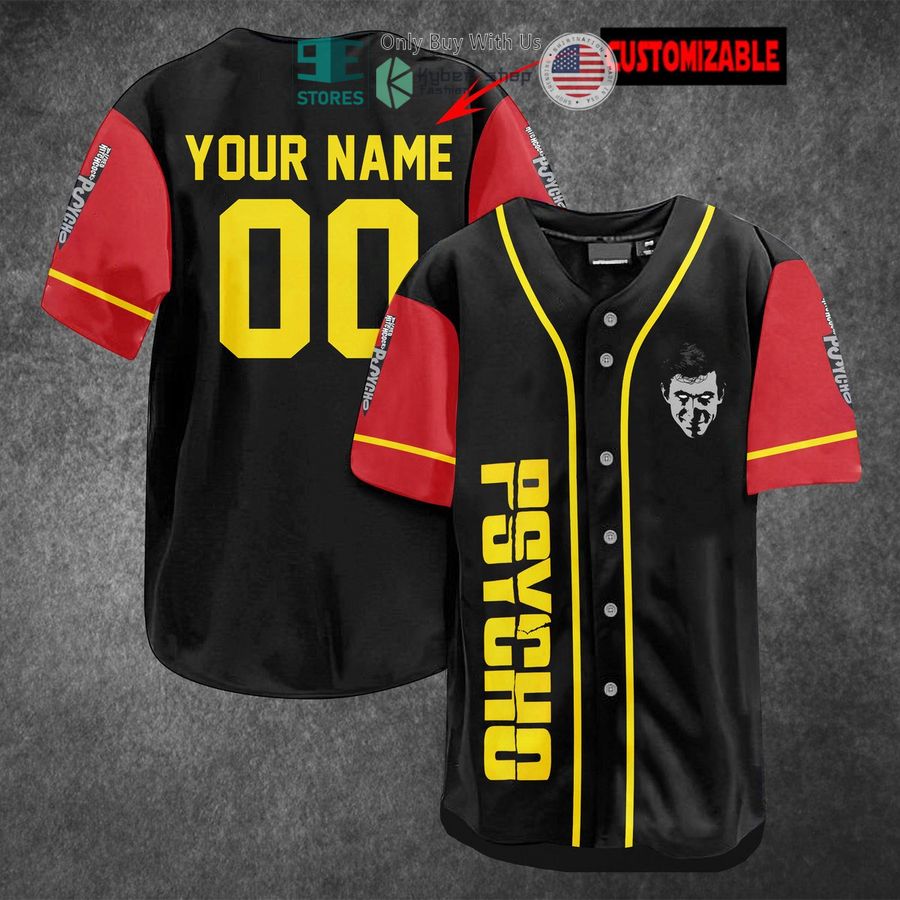 BEST Personalized Psycho Alfred Hitchcock Baseball Jersey
