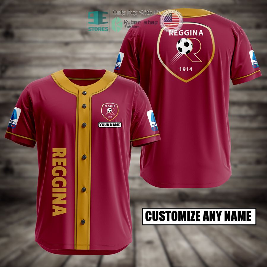 BEST Reggina Custom Name Baseball Jersey