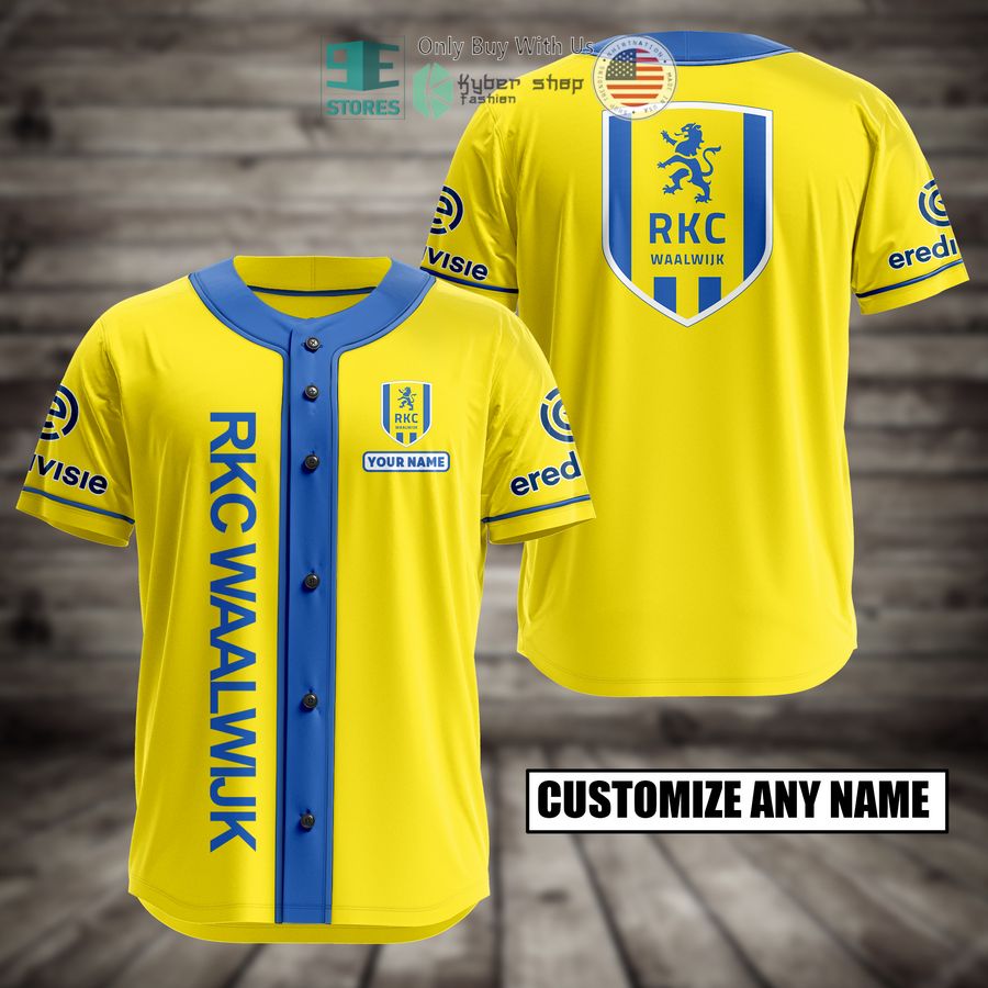 BEST RKC Waalwijk Custom Name Baseball Jersey
