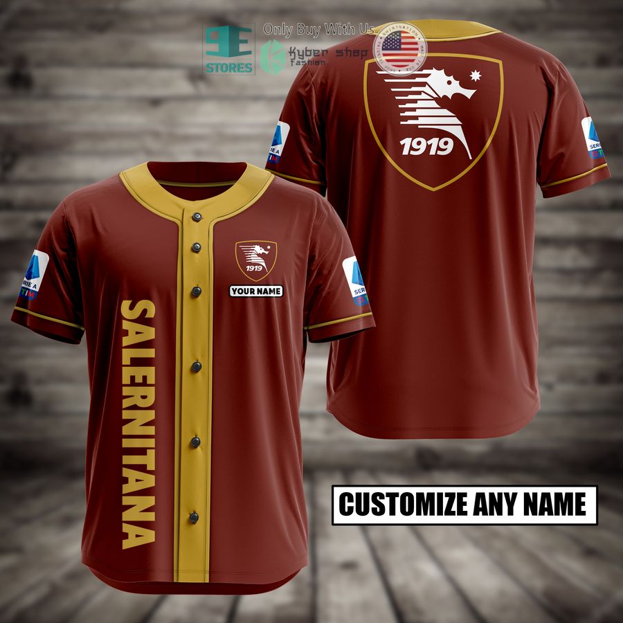 BEST Salernitana Custom Name Baseball Jersey