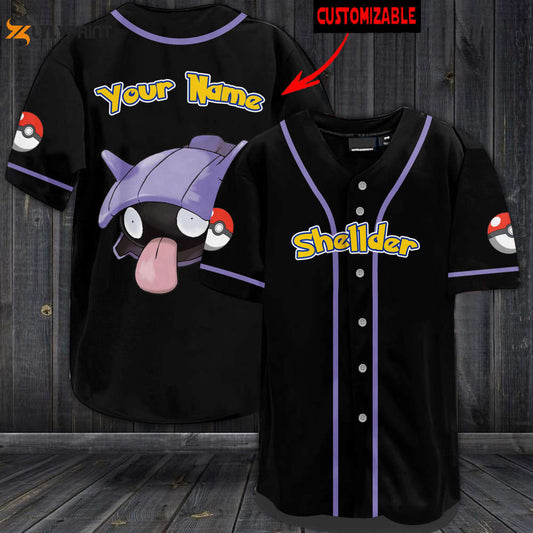 Personalized Shellder Baseball Jersey - lylyprint.com T-Shirts, Hoodie, Sweatshirt | WearSparks.com