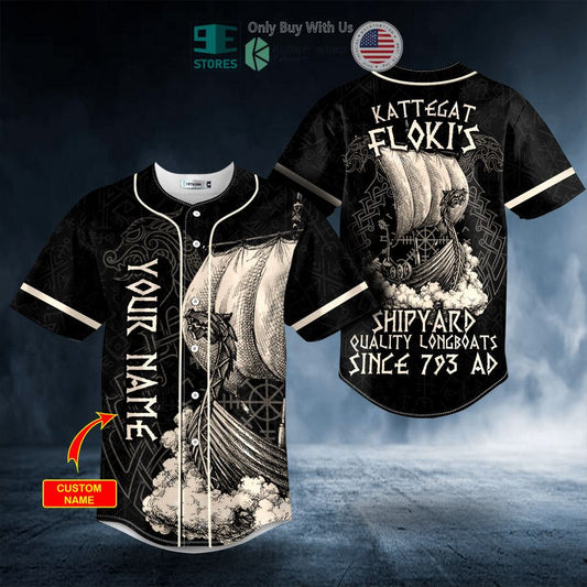 BEST Personalized Ship Yard Quality Long Boats Since 793 Ad Custom Baseball Shirt