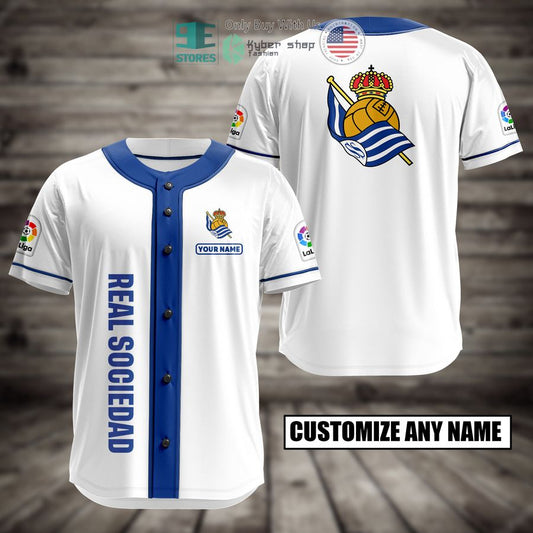 BEST Sociedad Custom Name Baseball Jersey