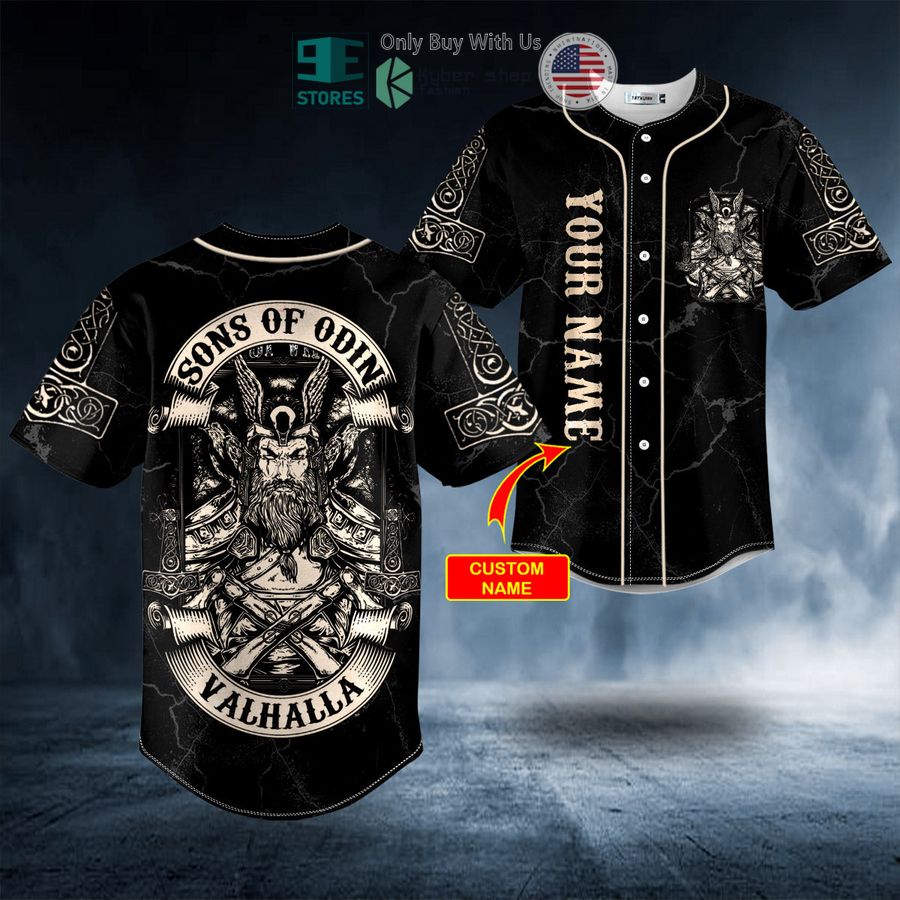 BEST Personalized Son Of Odin Till Valhalla Viking Custom Baseball Shirt