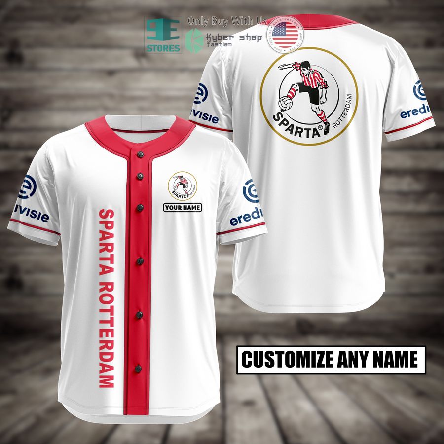 BEST Sparta Rotterdam Custom Name Baseball Jersey