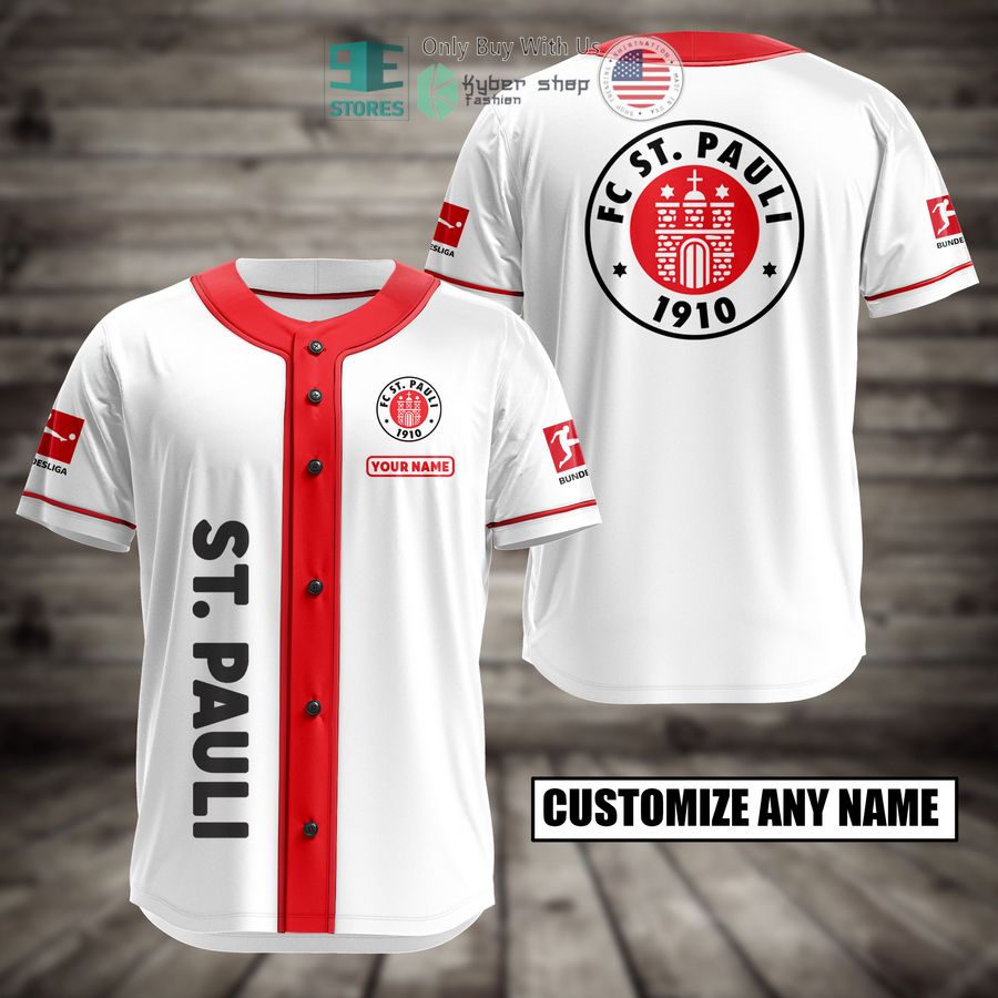 BEST Personalized St. Pauli Custom Baseball Shirt