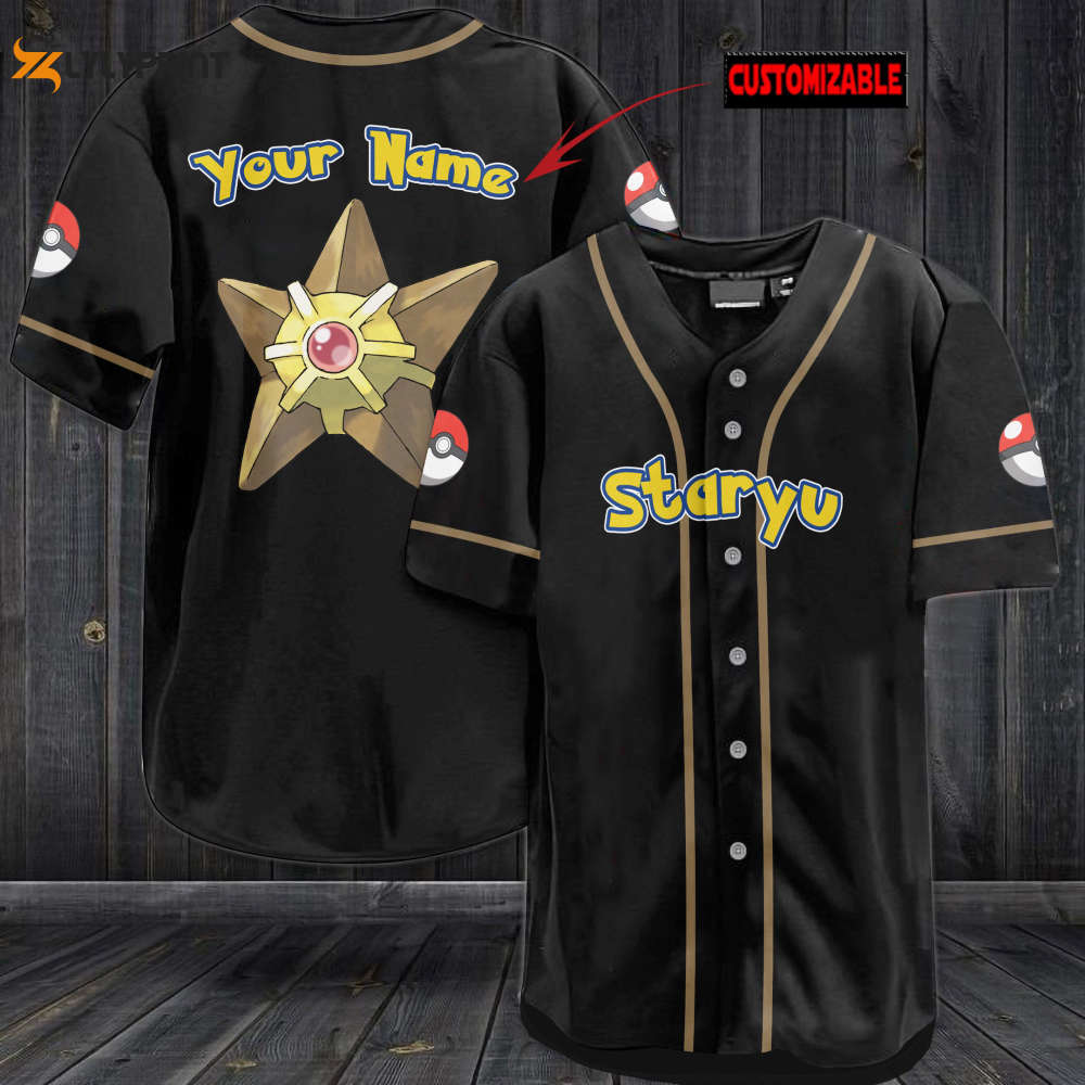 Personalized Staryu Baseball Jersey - lylyprint.com T-Shirts, Hoodie, Sweatshirt | WearSparks.com