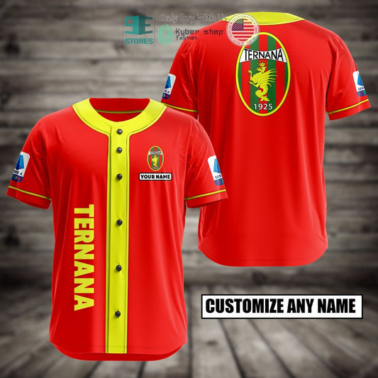 BEST Ternana Custom Name Baseball Jersey