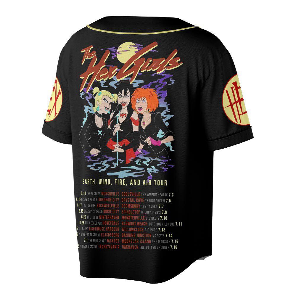 Personalized The Hex Girls Rock Band Music Baseball Jersey For Men Women - lylyprint.com T-Shirts, Hoodie,... (Image 2)