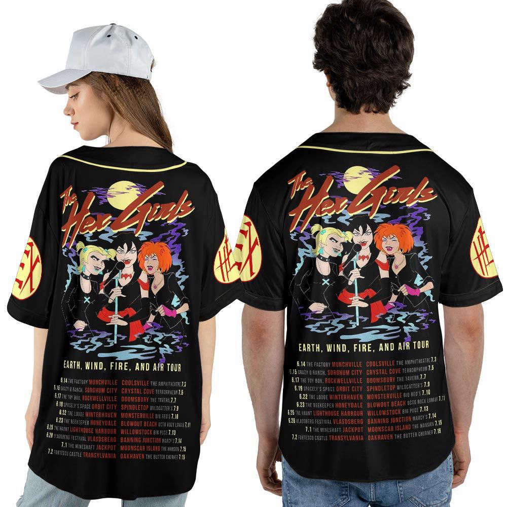 Personalized The Hex Girls Rock Band Music Baseball Jersey For Men Women - lylyprint.com T-Shirts, Hoodie,... (Image 4)
