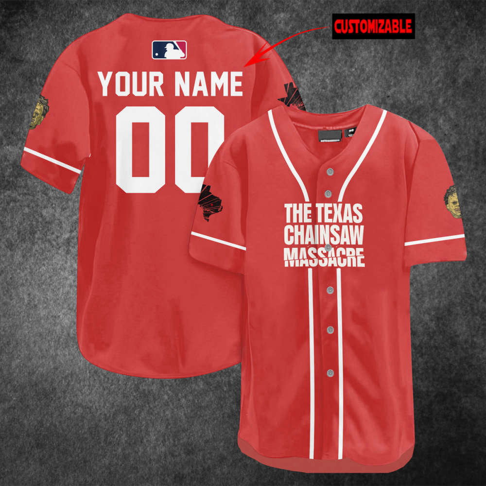 Personalized The Texas Chainsaw Massacre Baseball Jersey