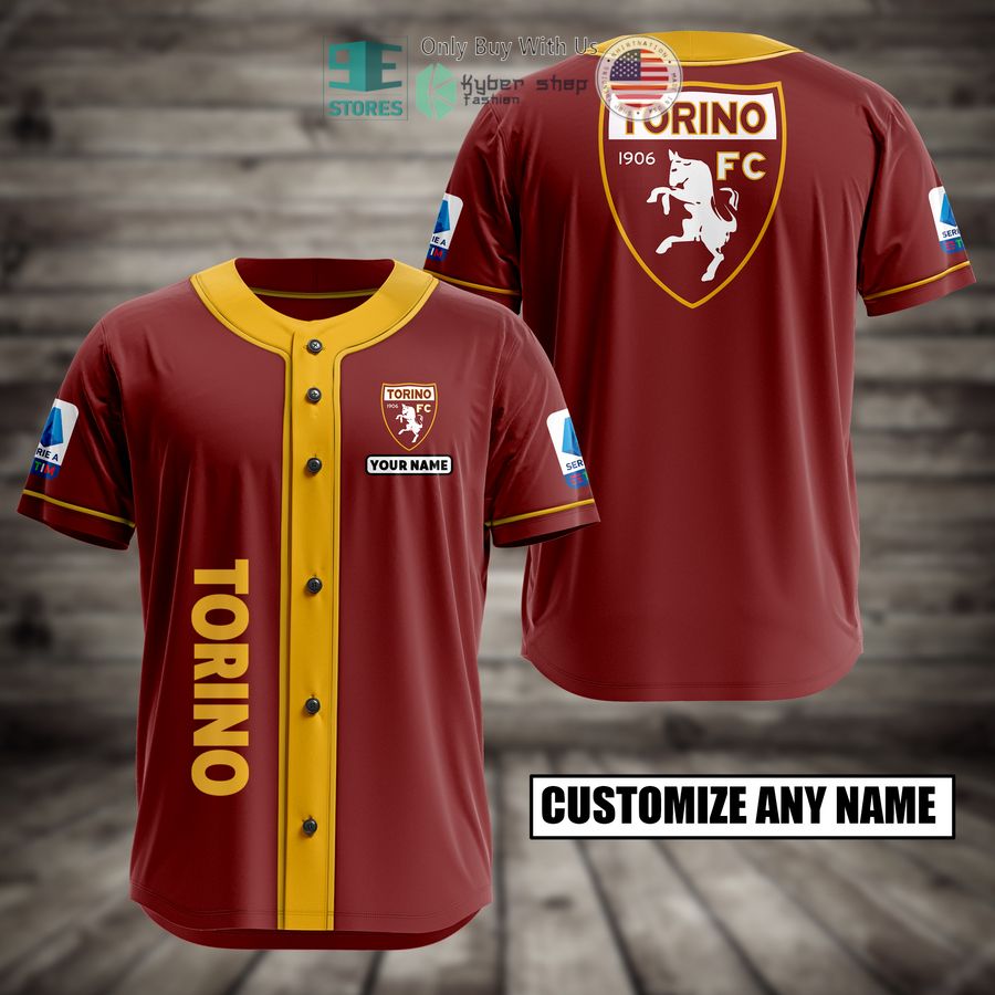 BEST Torino Custom Name Baseball Jersey