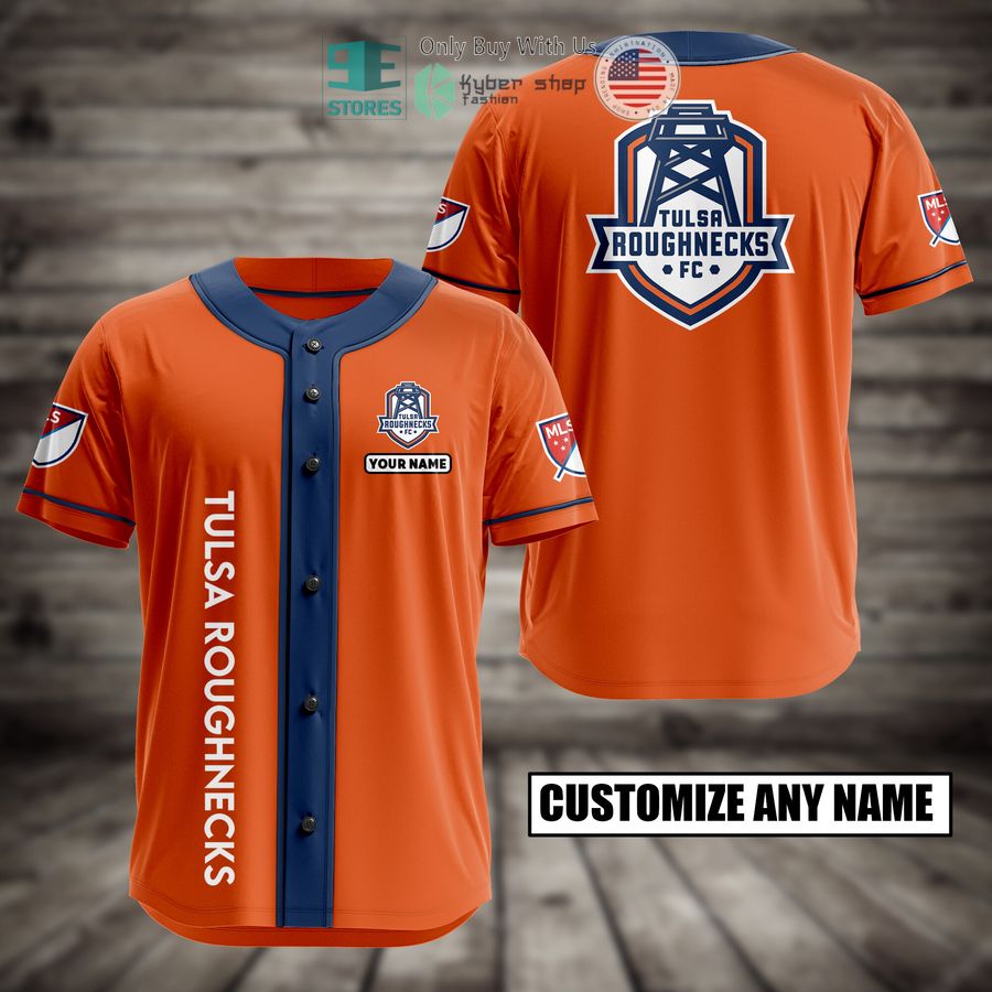 BEST Personalized Tulsa Roughnecks Custom Baseball Shirt