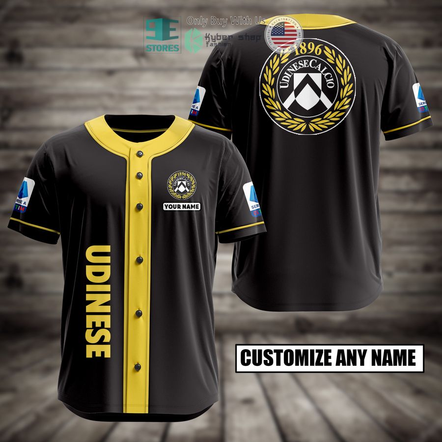BEST Udinese Custom Name Baseball Jersey