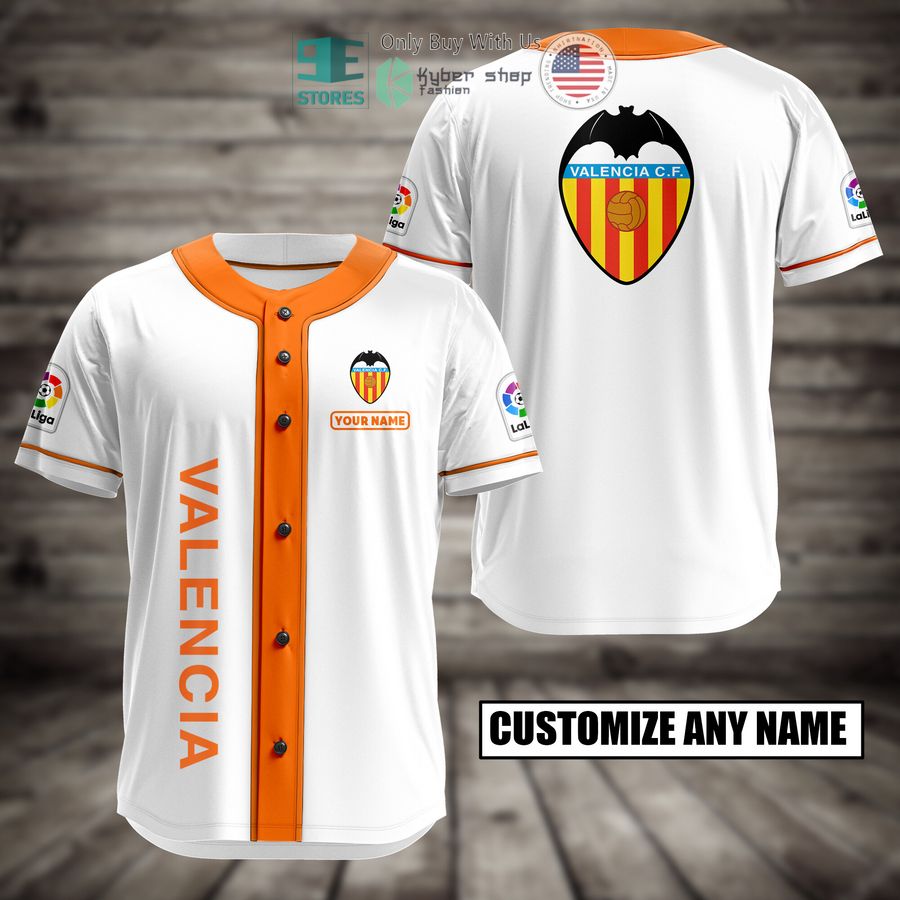 BEST Valencia Custom Name Baseball Jersey
