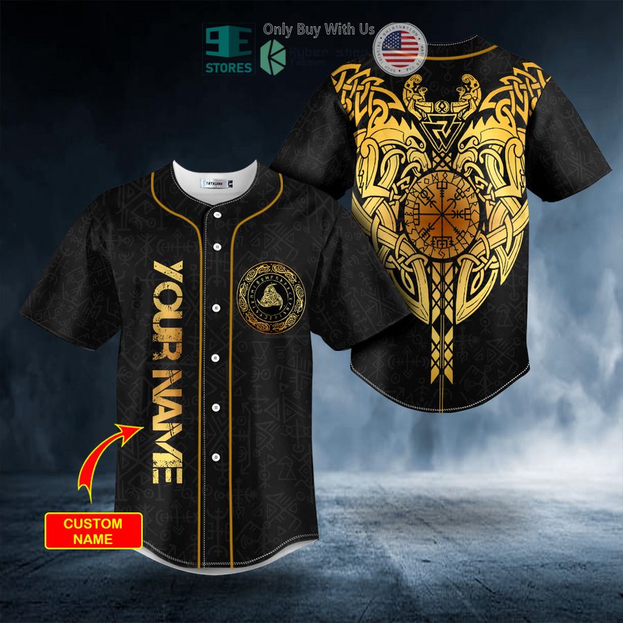 BEST Personalized Viking Blood Eagle Tattoo Custom Baseball Shirt