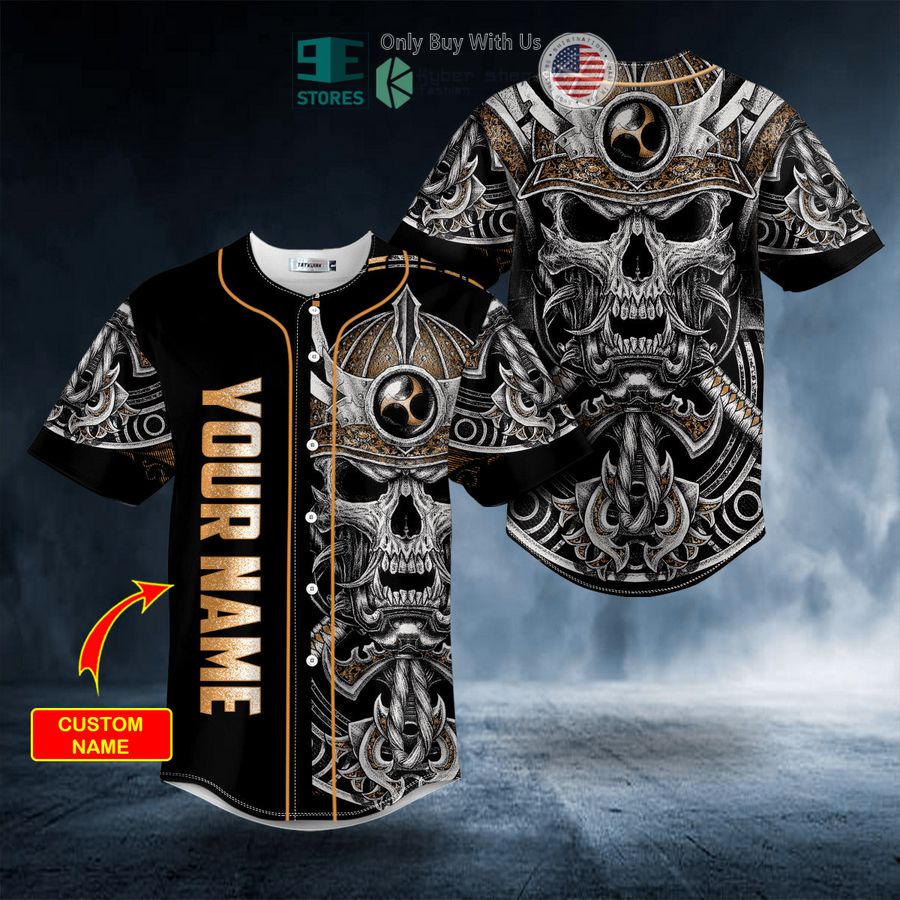 BEST Personalized Viking Skull Custom Baseball Shirt