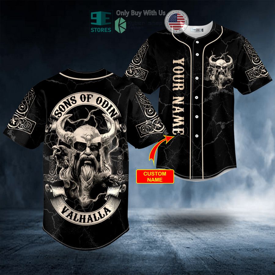 BEST Personalized Viking Son Of Odin Valhalla Custom Baseball Shirt