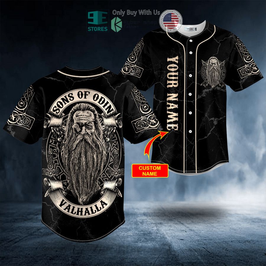 BEST Personalized Viking Son Of Odin Valhalla Viking Custom Baseball Shirt