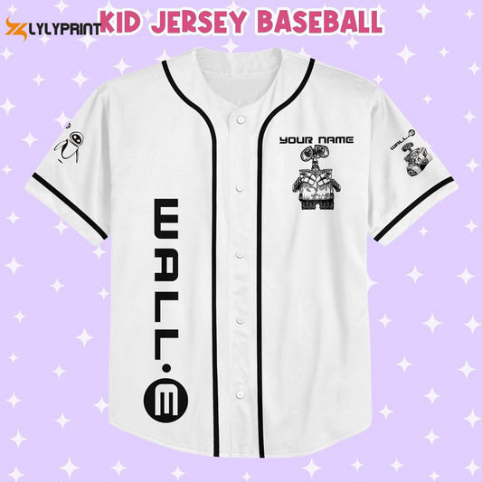Personalized Wall E Eve Sketch Baseball Jersey - lylyprint.com T-Shirts, Hoodie, Sweatshirt | WearSparks.com (Image 1)