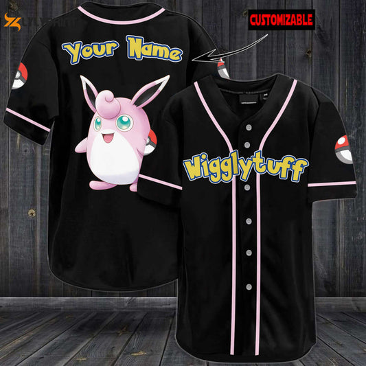 Personalized Wigglytuff Baseball Jersey - lylyprint.com T-Shirts, Hoodie, Sweatshirt | WearSparks.com