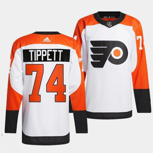 philadelphia flyers #74 owen tippett 2023-24 authentic white jersey