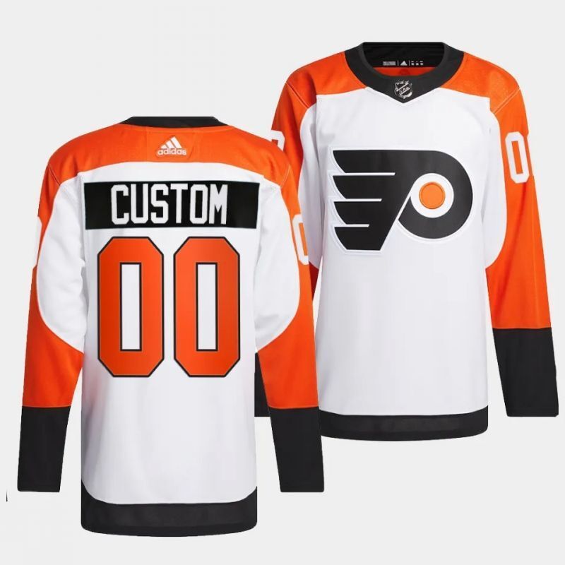 philadelphia flyers custom 2023-24 authentic white jersey