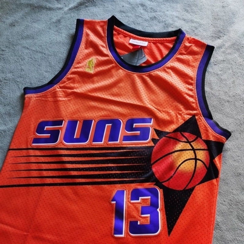 phoenix suns #13 nash orange jersey Style 1