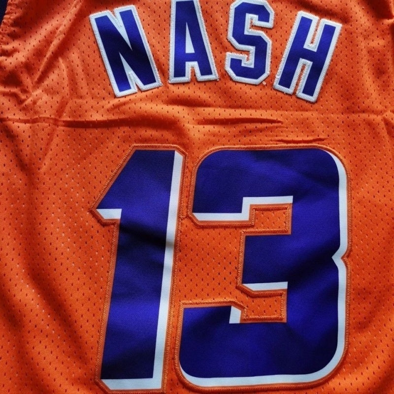 phoenix suns #13 nash orange jersey Style 3
