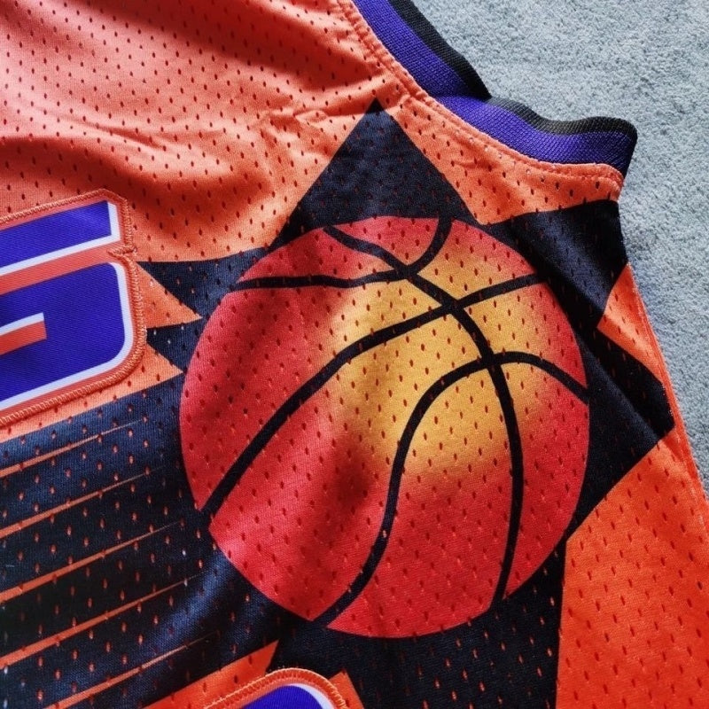 phoenix suns #13 nash orange jersey Style 4