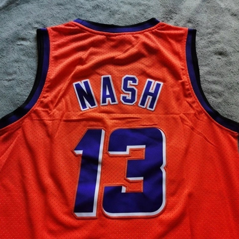 phoenix suns #13 nash orange jersey Style 6