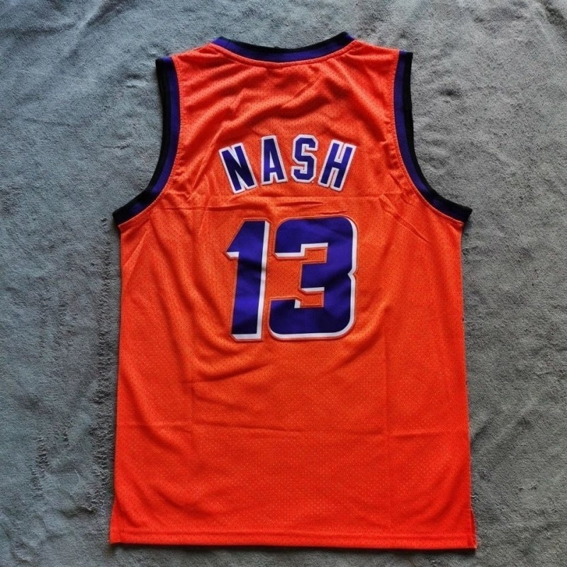 phoenix suns #13 nash orange jersey Style 7