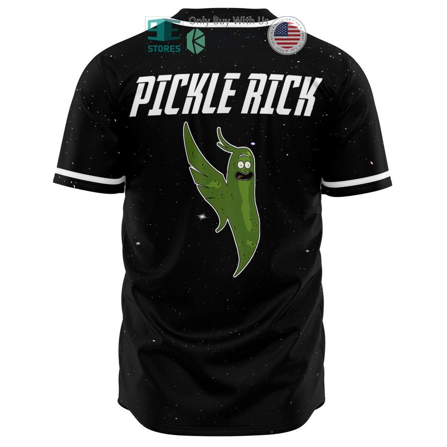BEST Pickle Rick black Baseball Jersey