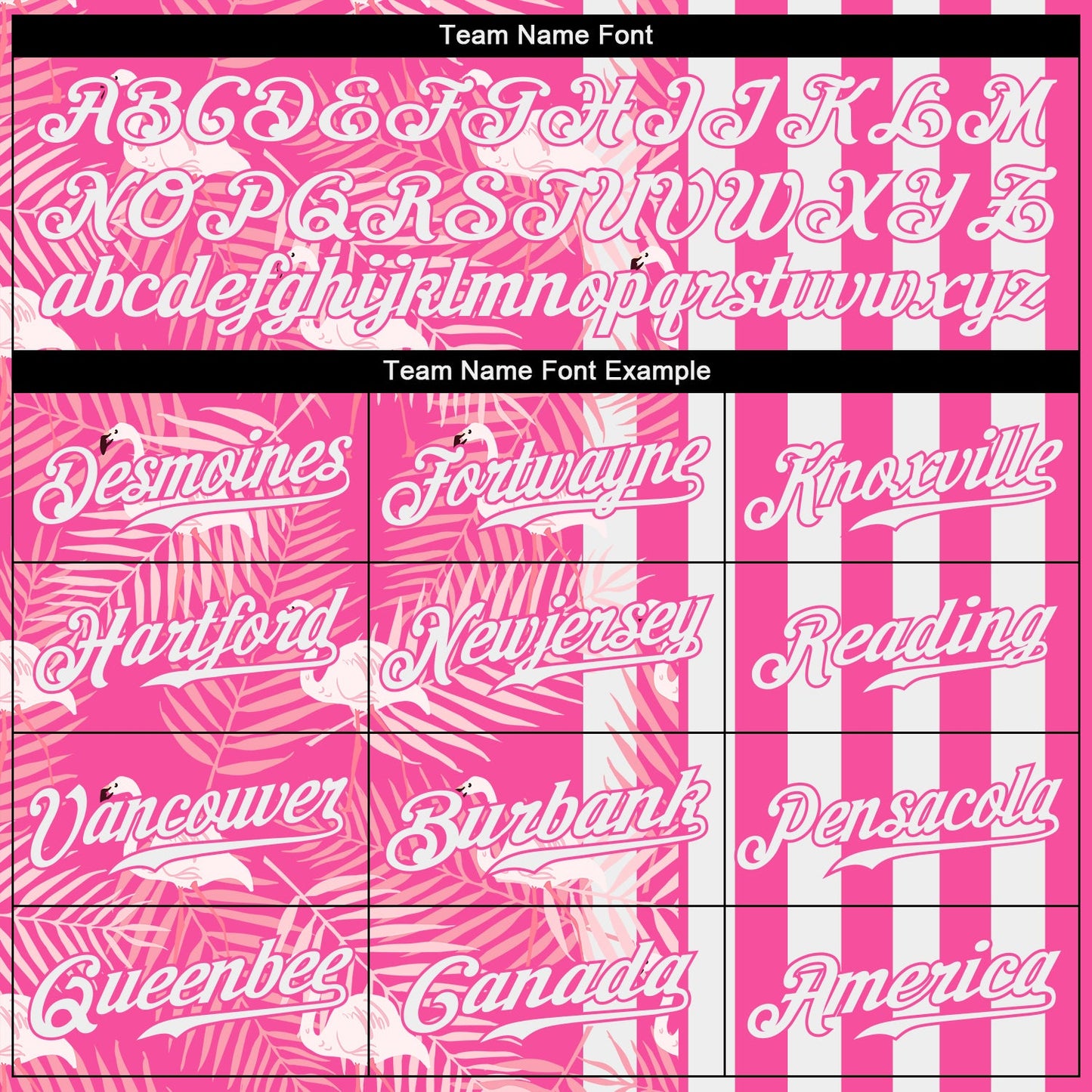 Custom Pink White 3D Pattern Design Tropical Palm Leaves And Famingo Authentic Baseball Jersey