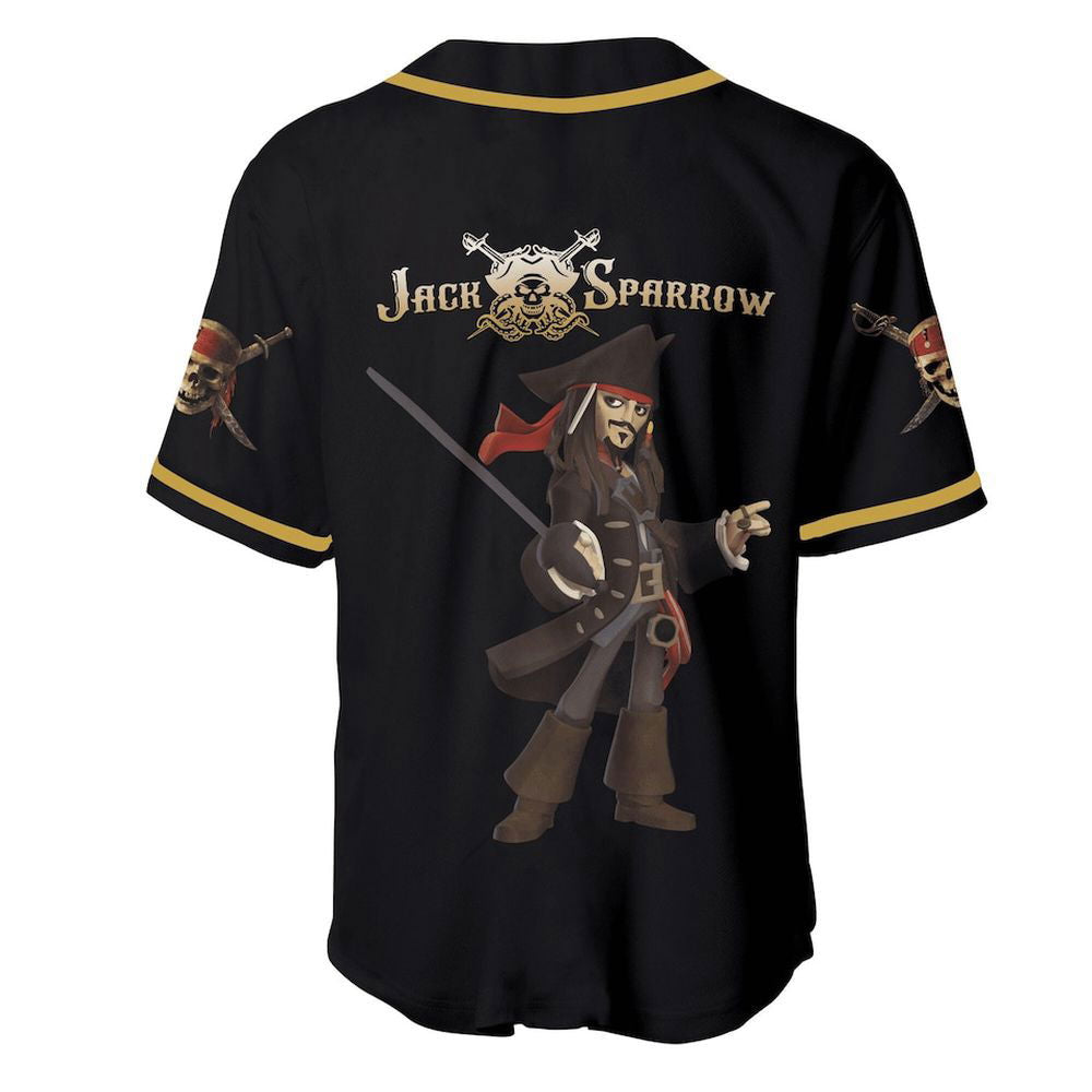 Pirates of the Caribbean Skull Johnny Depp Baseball Jersey - lylyprint.com T-Shirts, Hoodie, Sweatshirt (Image 3)